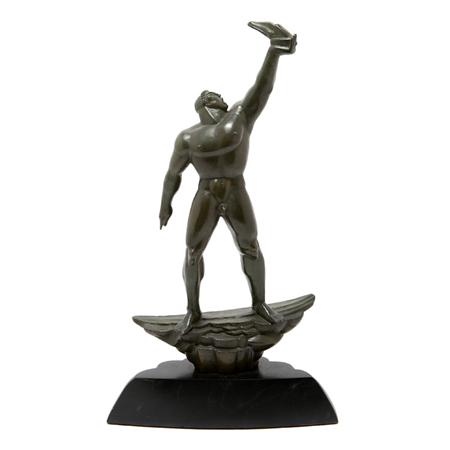 Appraisal: Albert W Wein American - Prometheus circa Bronze with green