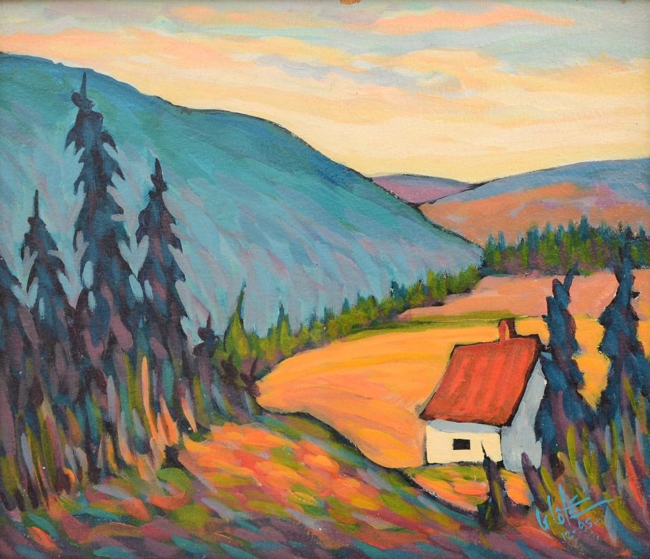 Appraisal: COTE Gilles Canadian - ''Blue Mountain'' Oil Board '' x