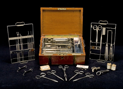 Appraisal: TERRA NOVA EXPEDITION George M Levick's surgeon's kit made by