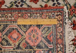 Appraisal: Persian Gallery Carpet early th century rows of floral designs