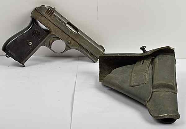 Appraisal: WWII Nazi Marked CZ Model Semi-Auto Pistol with Holster ACP