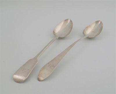 Appraisal: A George III Irish basting spoon converted from a strainer