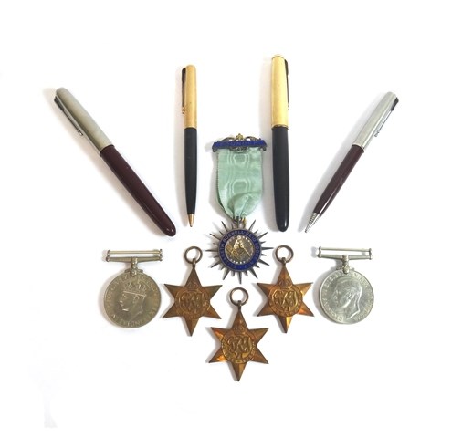 Appraisal: Five Second World War medals comprising The - Star The