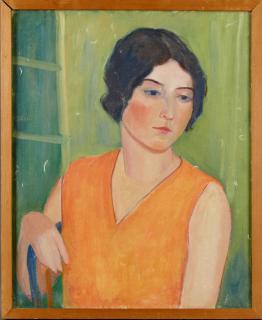 Appraisal: Maria de Hoa Leblanc - Newcomb College Portrait of a