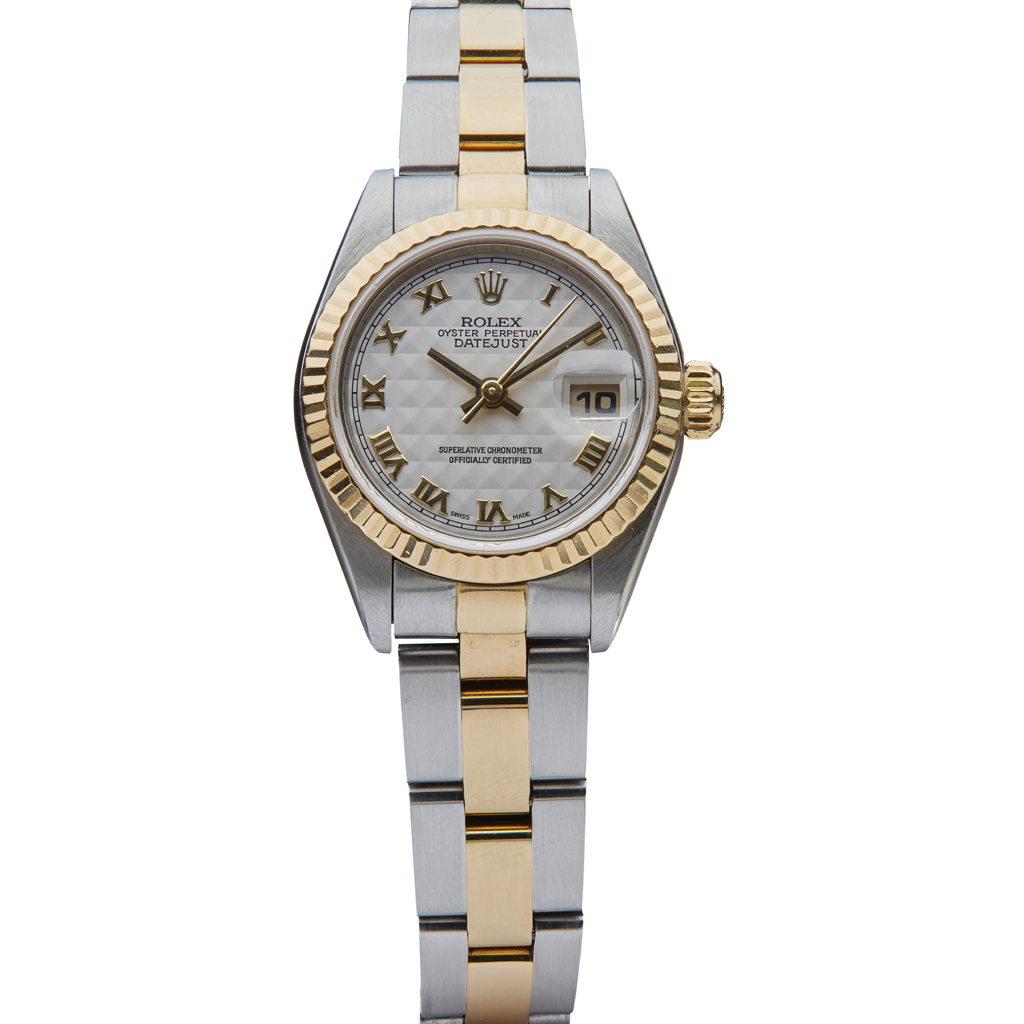 Appraisal: ROLEX - A lady's ct gold and stainless steel wrist