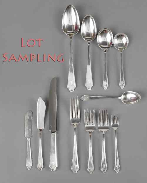 Appraisal: International sterling silver flatware services pieces ozt