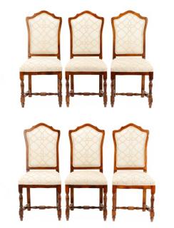 Appraisal: Set English Tudor Style Dining Chairs English late th century