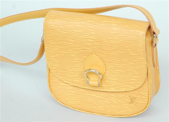 Appraisal: SMALL A LOUIS VUITTON PURSE SHOULDER BAG In a yellow