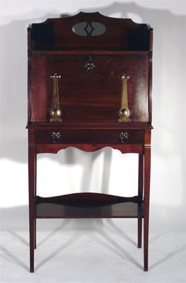 Appraisal: A Mahogany bureau the design attributed to William Birch for