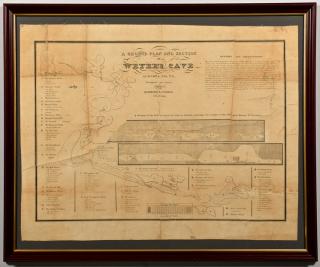 Appraisal: Weyer's Grand Caverns Cave Map ca A Ground Plan and