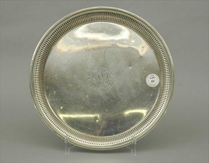 Appraisal: Gorham Sterling Silver Circular Tray