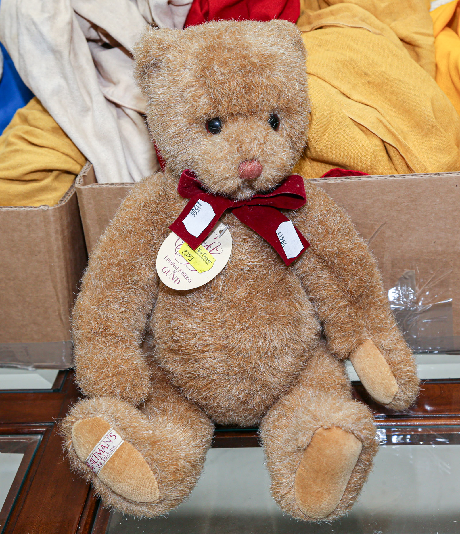 Appraisal: GUND-BALTEMAN'S LIMITED EDITION TEDDY BEAR in H approximately in W