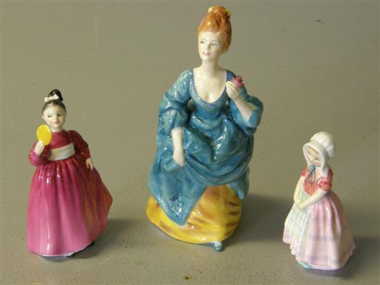 Appraisal: Three Royal Doulton figures 'Tootles H N Vanity H N