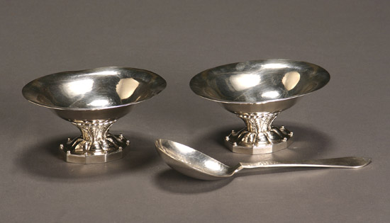 Appraisal: Group of Three Georg Jensen Sterling Table Articles Consisting of