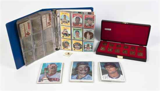 Appraisal: An Collection of Salada-Junket and Topps Sports Coins including over