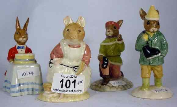 Appraisal: Royal Doulton Bunnykins Figures Happy Birthday DB Romeo DB and