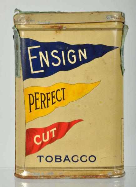 Appraisal: Ensign Vertical Pocket Tobacco Tin Description Nice example Maintains most