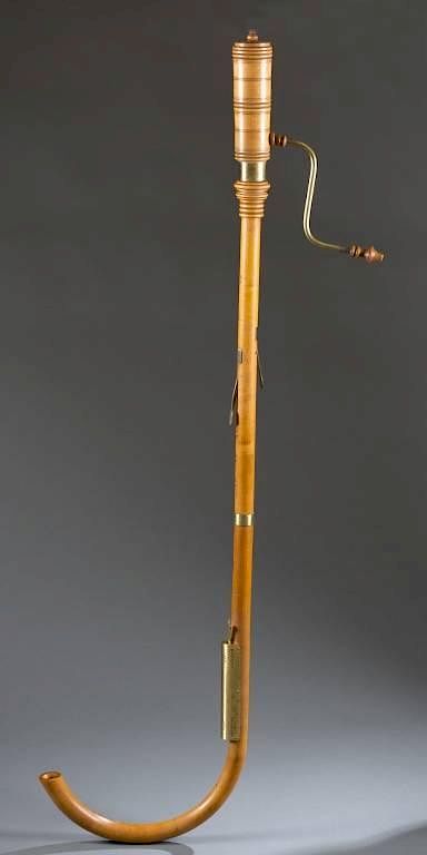 Appraisal: Contrabass Crumhorn Contrabass Crumhorn Germany Maker Moeck Signature Moeck Steinkopf