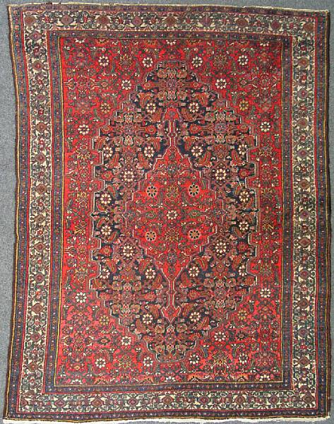 Appraisal: A Bibikibad rug size approximately ft in x ft in