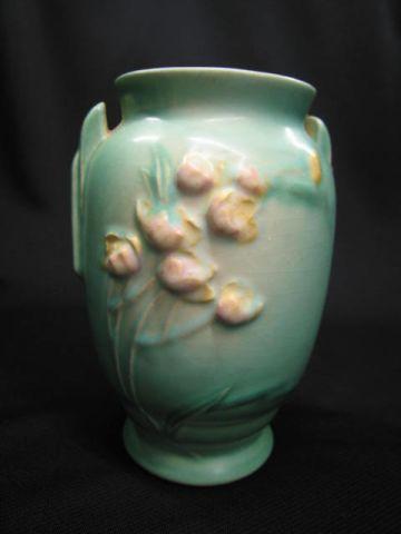 Appraisal: Roseville Art Pottery Vase Ixia Pattern green -