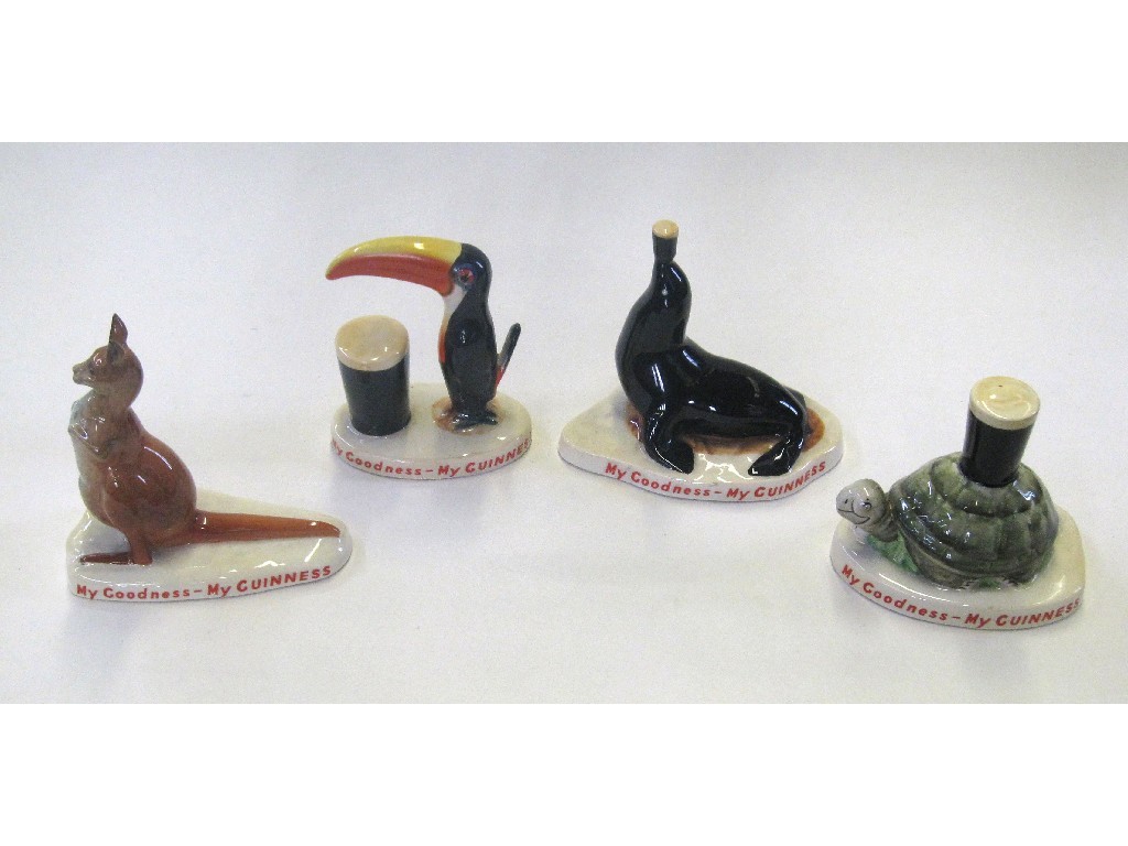 Appraisal: Set of seven Carlton Ware Guinness advertising figures to include