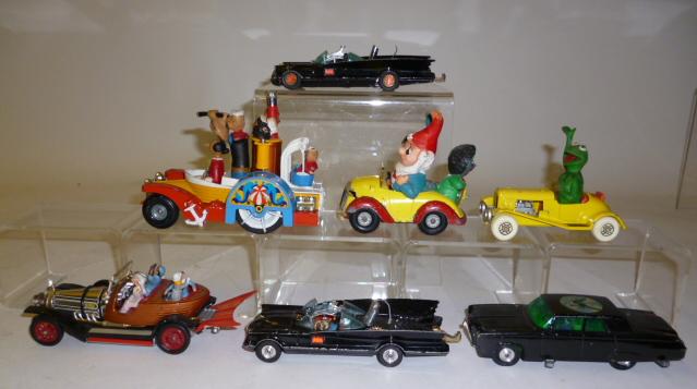 Appraisal: Popeye's Paddlewagon Chitty Chitty Bang Bang two Batmobile Black Beauty