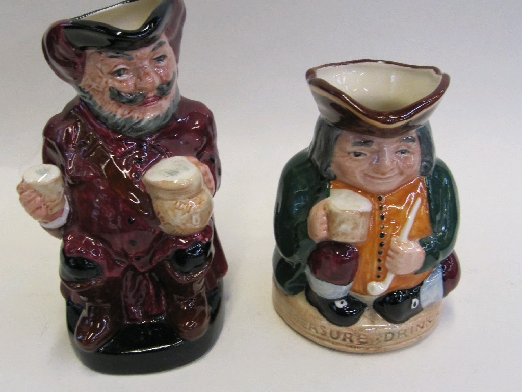 Appraisal: Two Royal Doulton character jugs 'Falstaff' and 'Honest Measure'