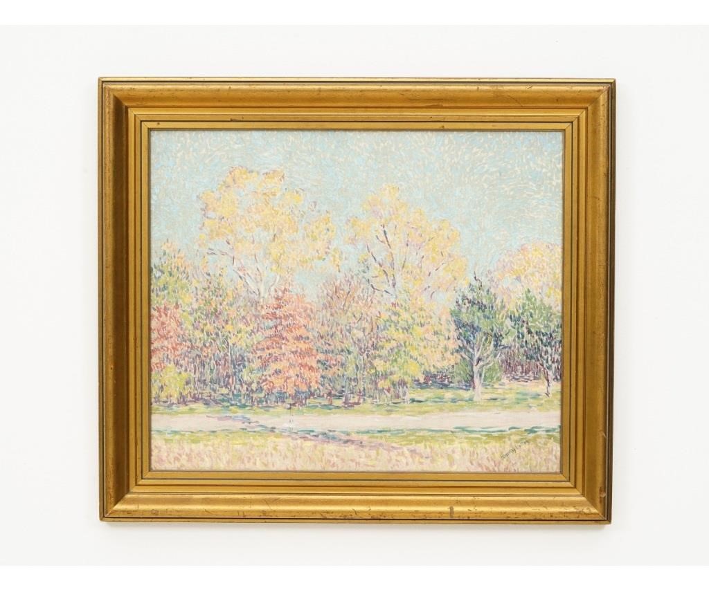 Appraisal: Dorothy Fulton - NJ Kansas oil on canvas bright Impressionist