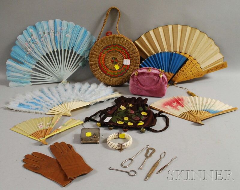 Appraisal: Group of Late Victorian Personal Accessories and Other Items including