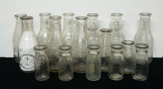 Appraisal: Dairy bottles Dairy- clear Painesville Ohio- including 'Maple Brook Dairy'