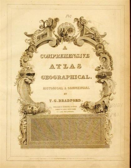 Appraisal: vols th-Century Atlases Bradford T G Comprehensive Atlas Geographical Historical