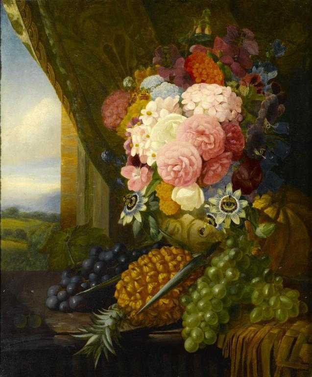 Appraisal: WILLIAM DUFFIELD - STILL LIFE WITH FLOWERS INCLUDING ROSES AND