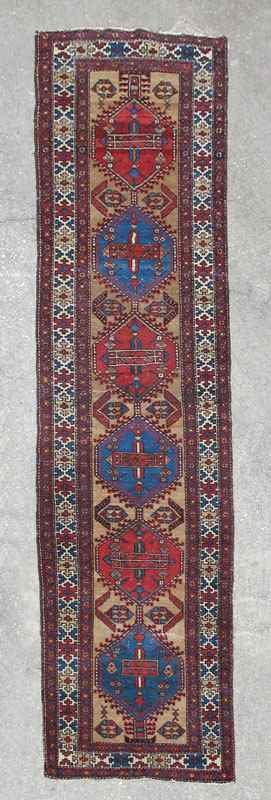 Appraisal: SEMI-ANTIQUE N W PERSIAN HAND KNOTTED WOOL RUNNER ' ''