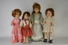 Appraisal: DOLLS - Lot of four circa composition dolls including a