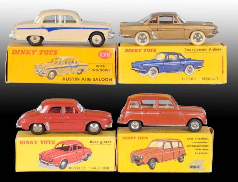 Appraisal: Lot of Dinky Toys Die-Cast Cars in OB Description English