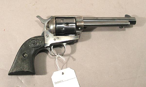 Appraisal: A post-war Colt single action Army revolver Serial no SA