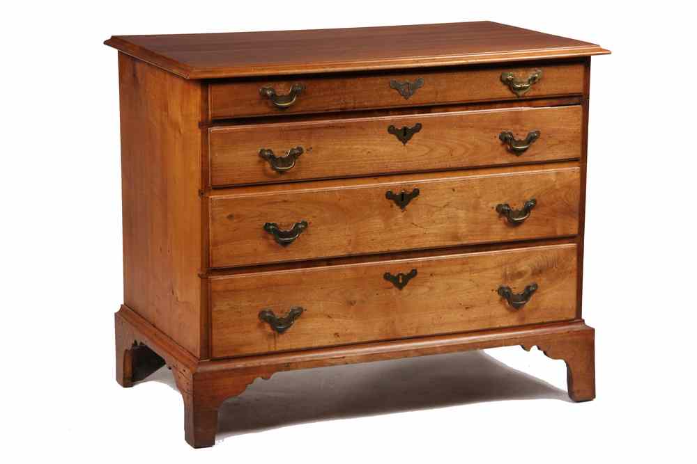 Appraisal: DRESSER - Period Gent's Country Chippendale Dresser in mahogany with