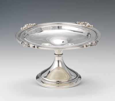 Appraisal: Sterling Silver Copmpote Sterling silver compote raised on a splayed