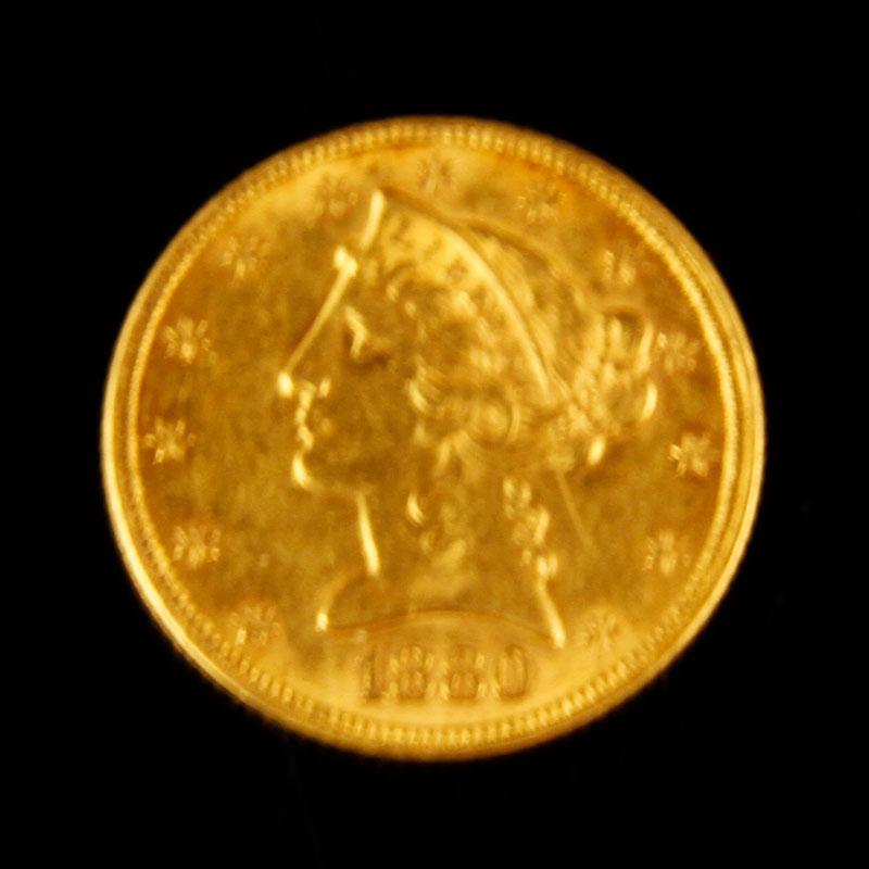 Appraisal: - Gold Piece gold piece approximately oz DWT TW Provenance