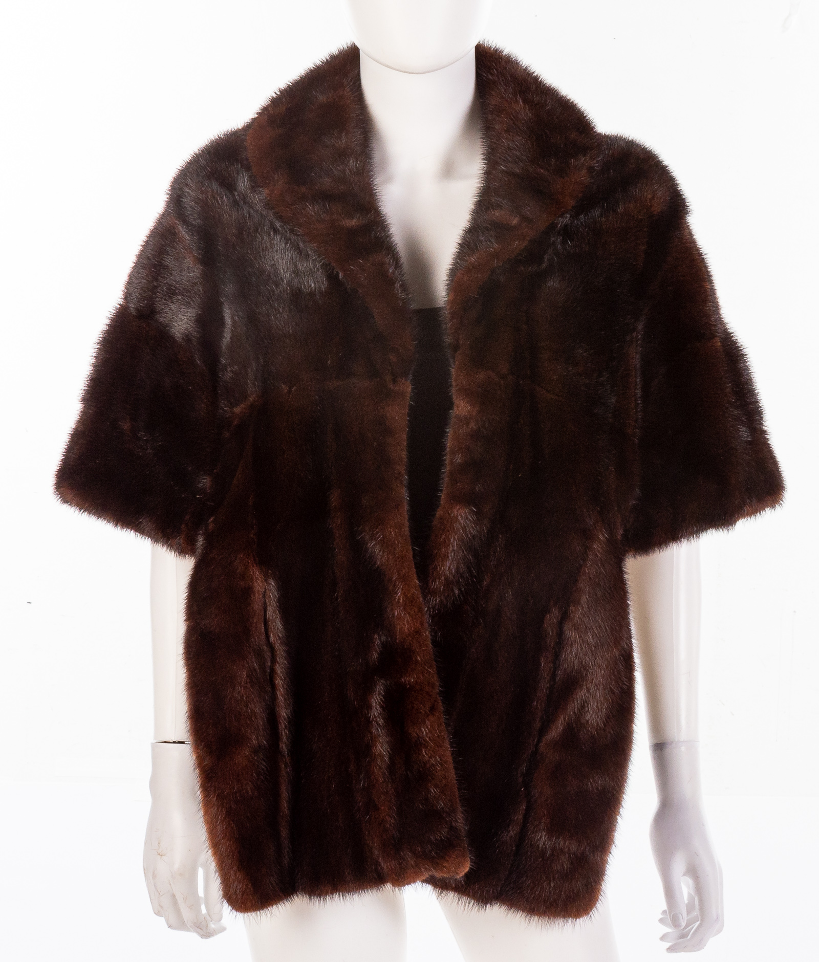 Appraisal: VINTAGE BROWN MINK STOLE by J Allan Furs of Baltimore