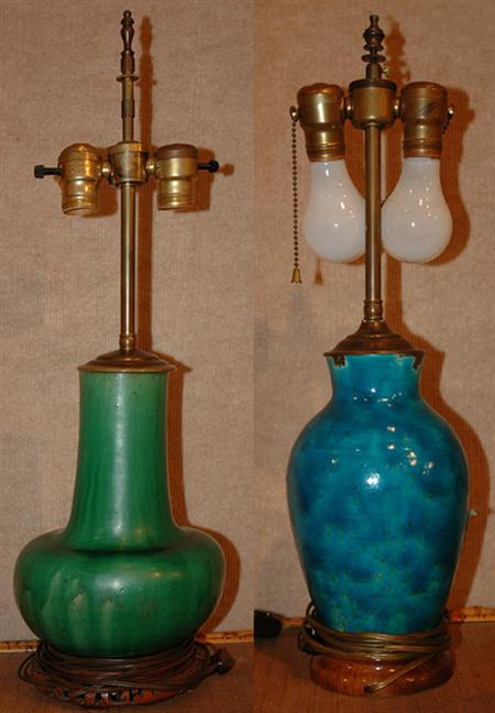 Appraisal: Two Art Pottery Vases Estimate -