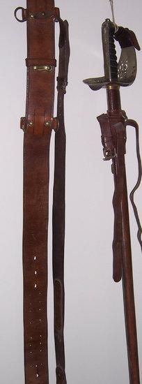 Appraisal: A George V regimental dress sword with pierced hilt leather