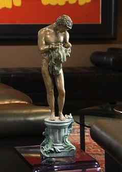 Appraisal: RIP CASWELL ORIGINAL BRONZE FIGURATIVE SCULPTURE Oregon born -active Rip