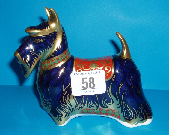 Appraisal: Royal Crown Derby Scottish Terrier Limited Edition Of Boxed With