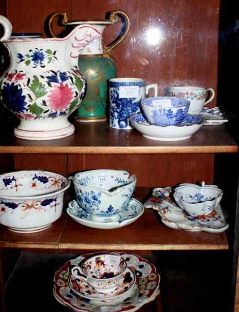 Appraisal: A SPODE BLUE AND WHITE OVAL DISH with pierced border