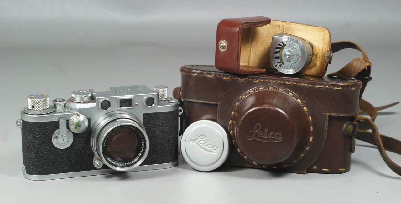 Appraisal: Leica IIIF mm camera SN w delay mechanism MM f