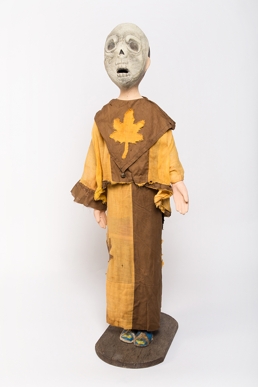 Appraisal: GREAT PAPIER MACHE FIGURE OF A YOUNGSTER IN A HALLOWEEN