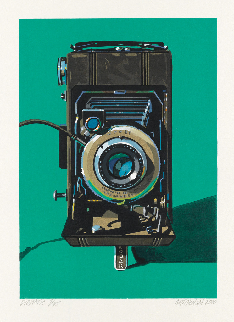 Appraisal: ROBERT COTTINGHAM Three color woodcuts Hawk-eye Bimat Diomatic Each Each