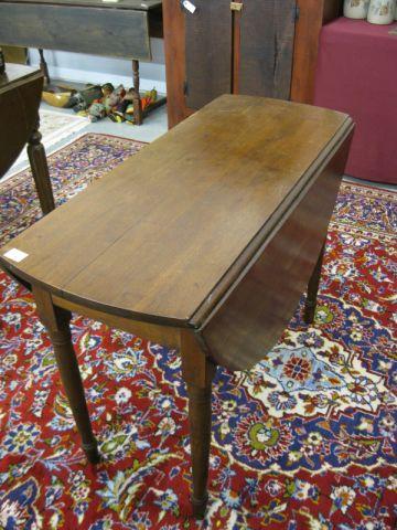 Appraisal: th Century Dropleaf Table tall wide open