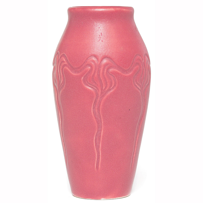 Appraisal: Rookwood vase tapered form with an organic design covered with